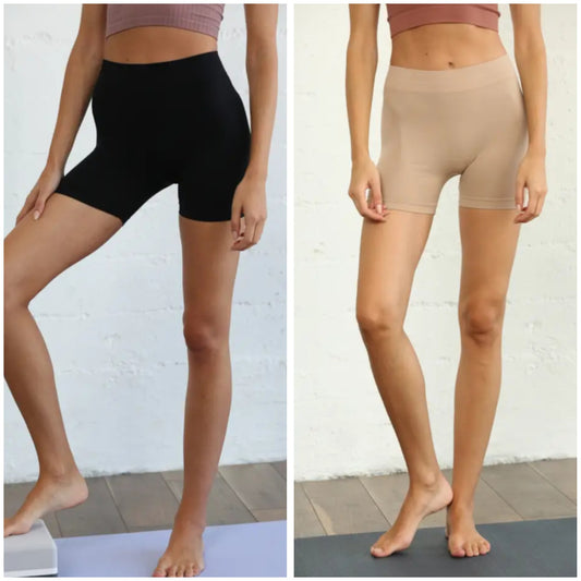 Minimalist Seamless Activewear Mini Shorts