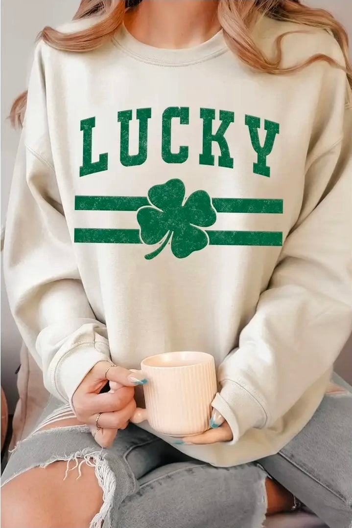 LUCKY Clover vintage sweatshirt