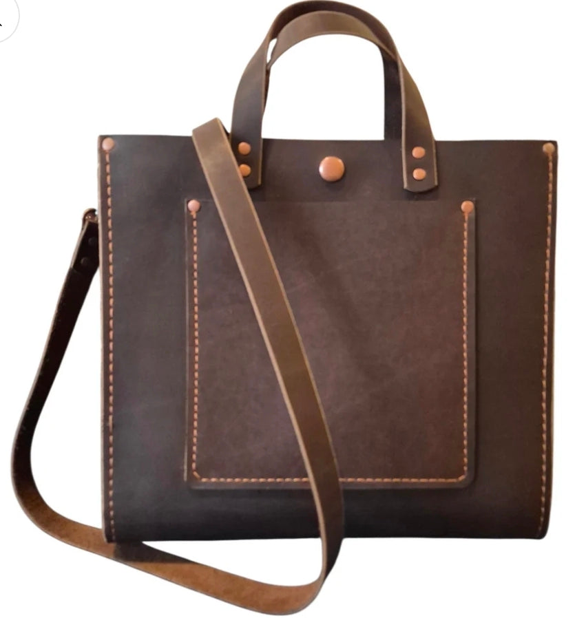 Sigrid Purse - Brown Java Raindance Leather