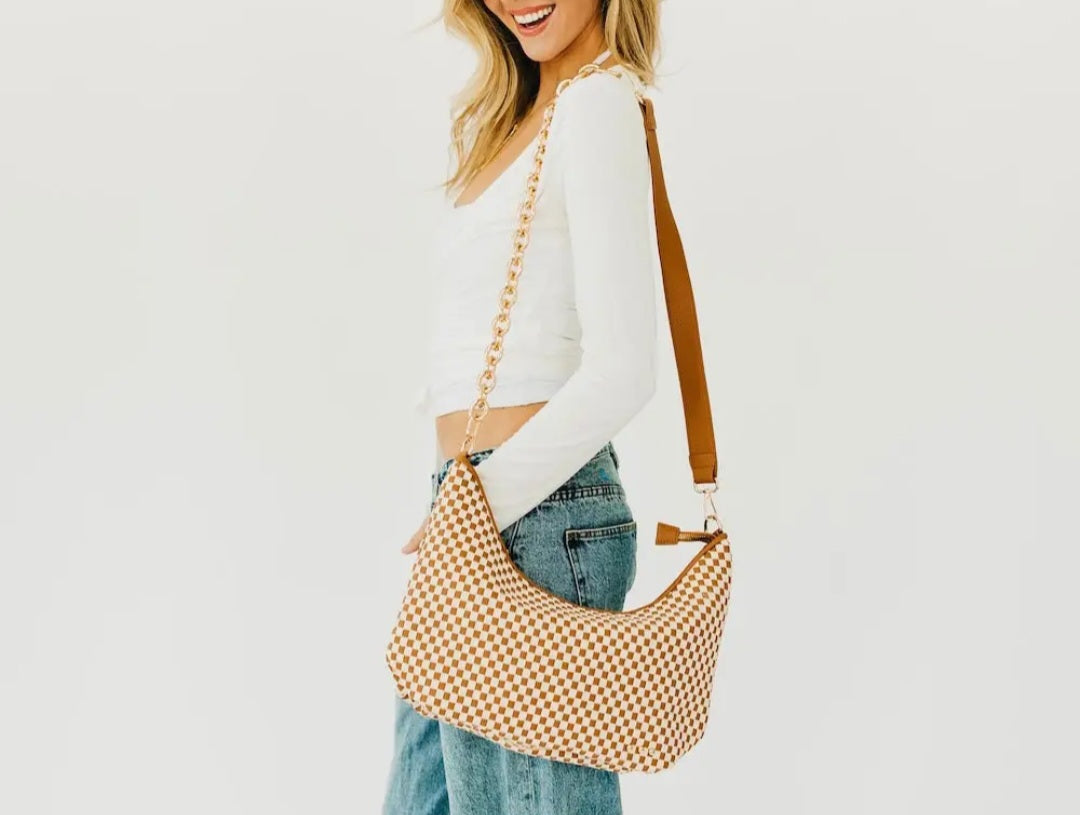 Sienna Slouchy Woven Shoulder Bag