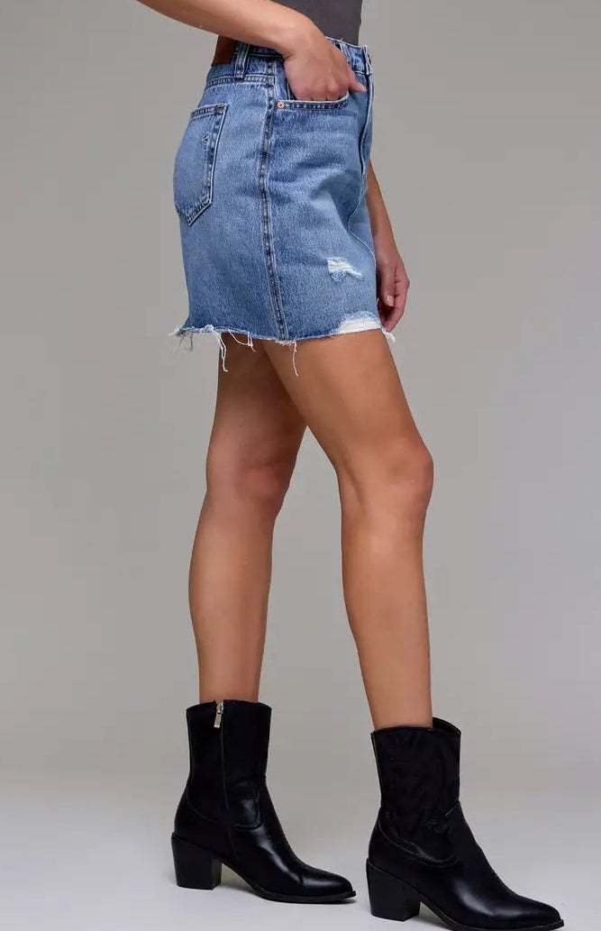 Classic Mini Denim Skirt