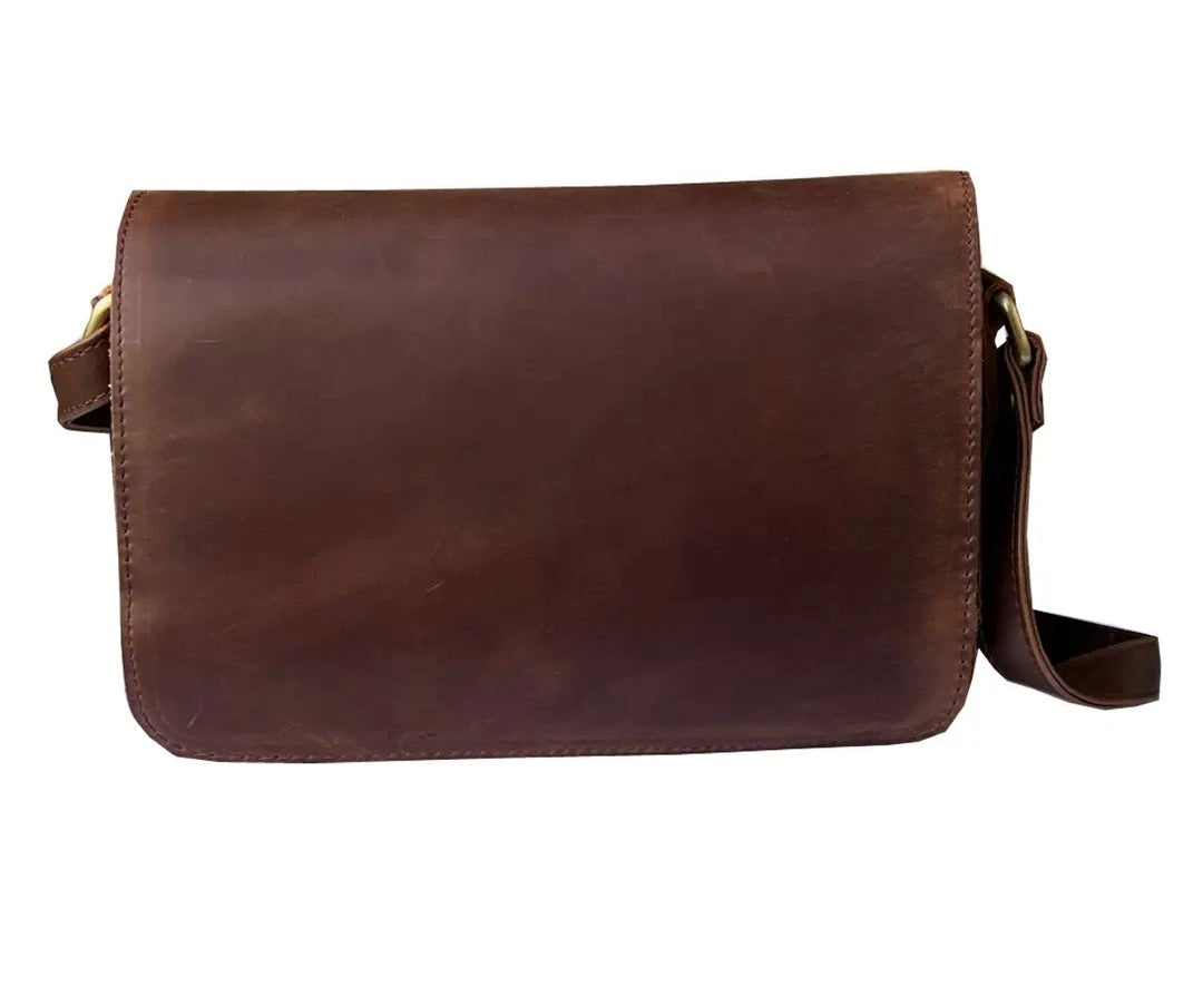 Crazy Horse Genuine Leather Crossbody