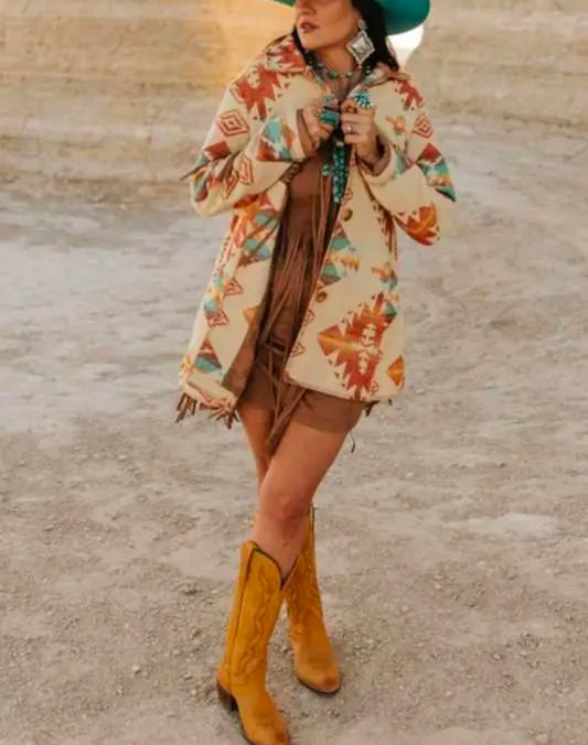 Southwestern Aztec Coat