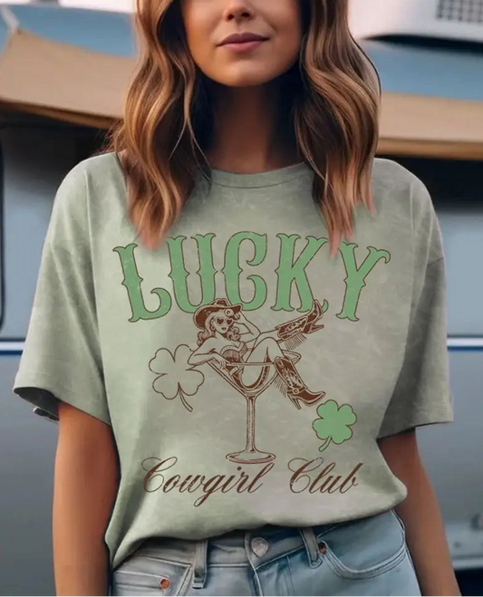 Lucky Cowgirl Club Tee