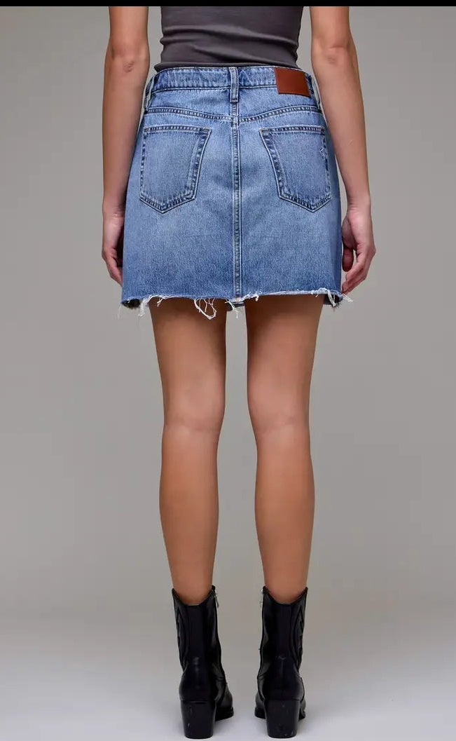 Classic Mini Denim Skirt