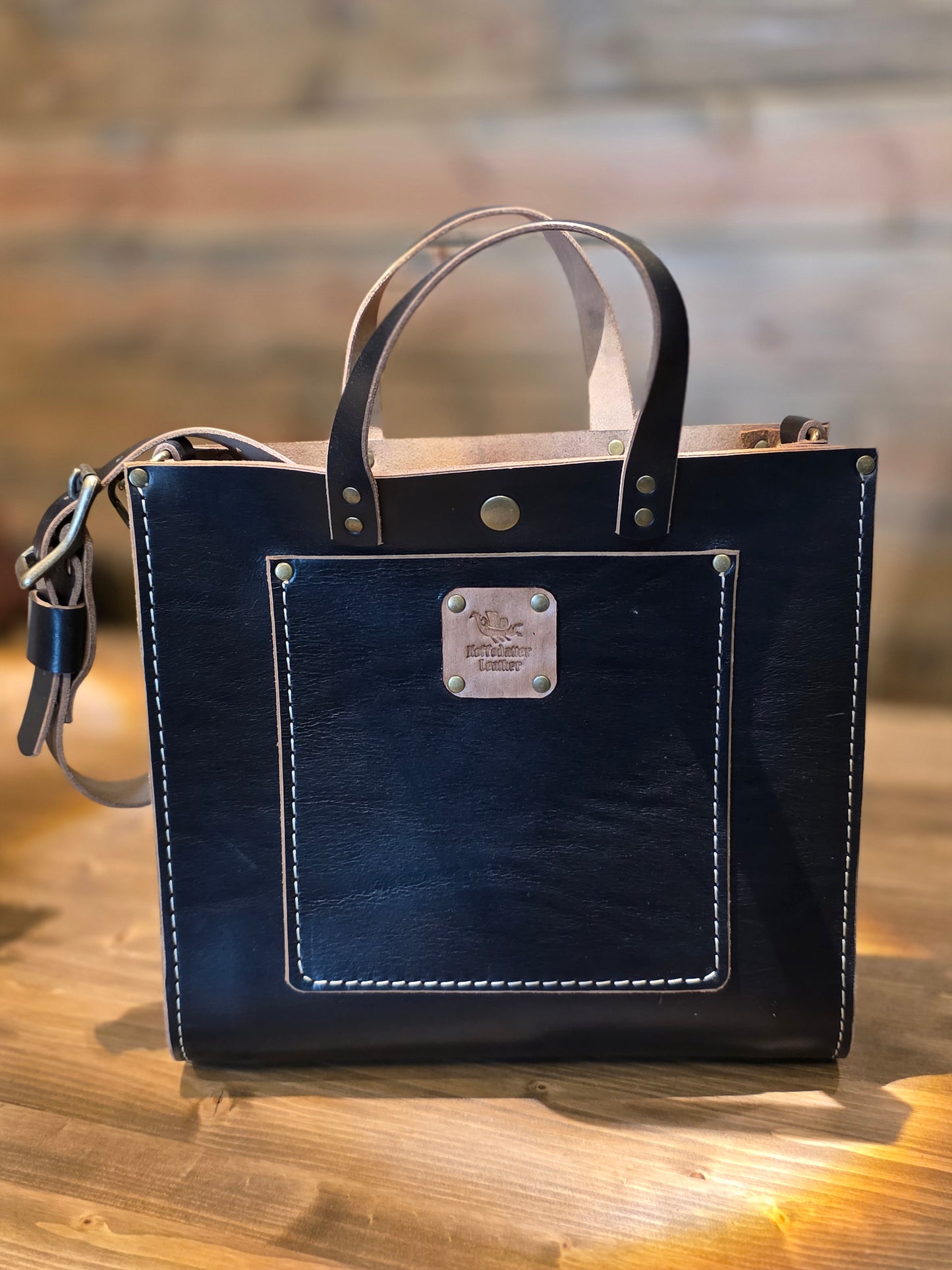 Sigrid Purse - Black Raindance Leather