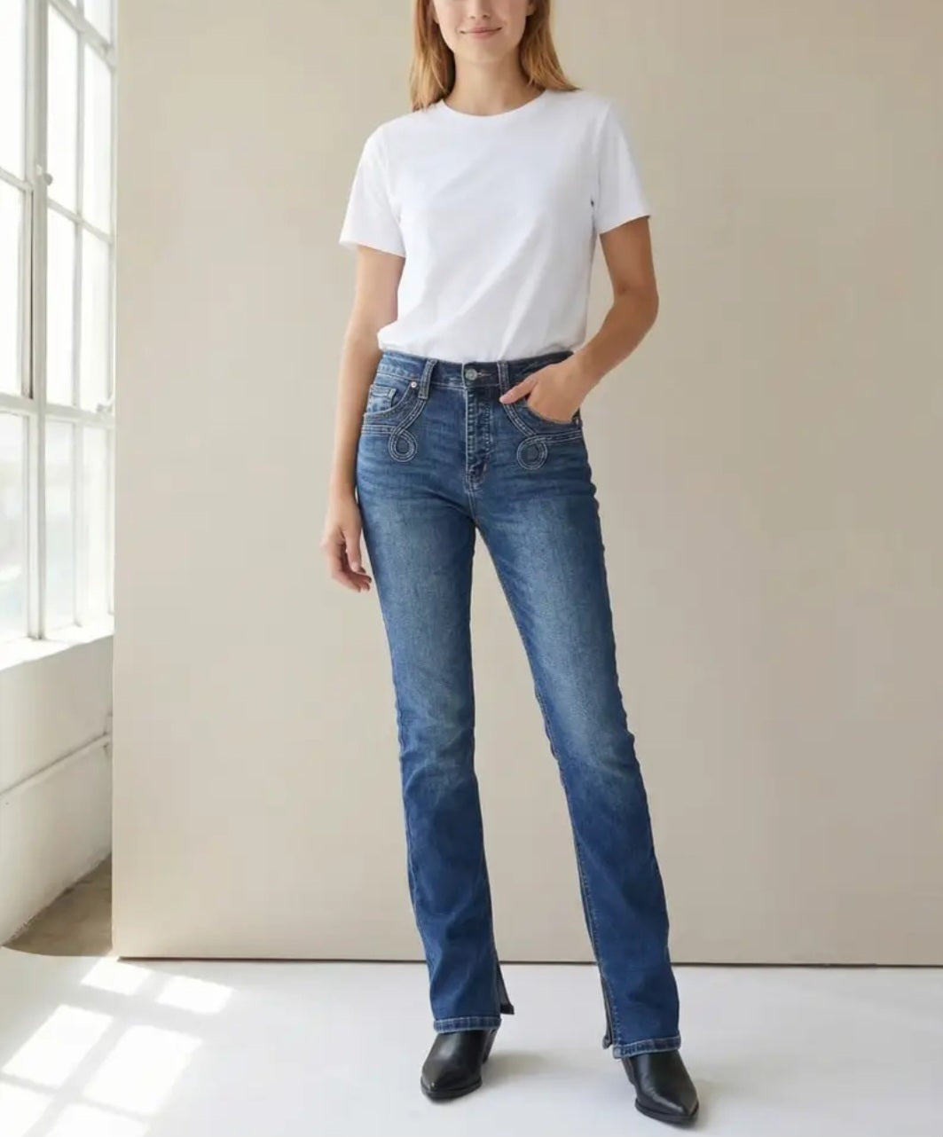 Ella Western Y2K Bootcut Jean