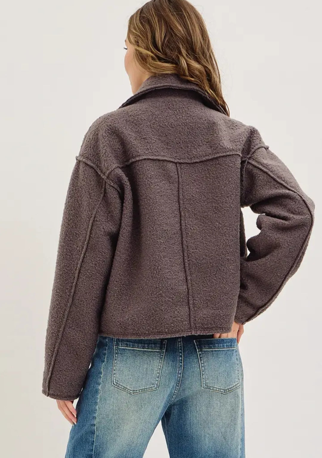 Textured Bomber Jacket