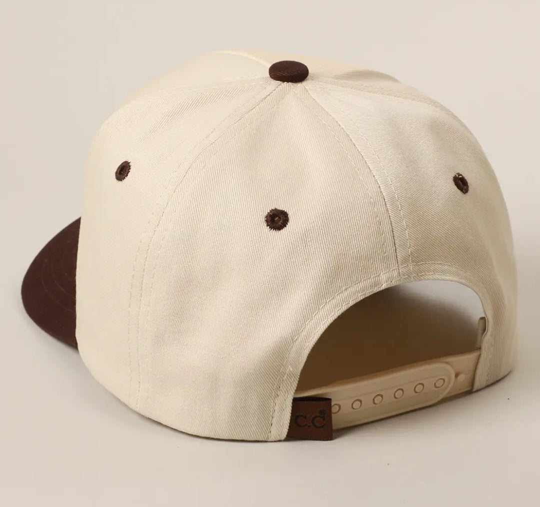 "That's Why I'm Here Cowboys & Beer" Embroidery Two-Tone Cap