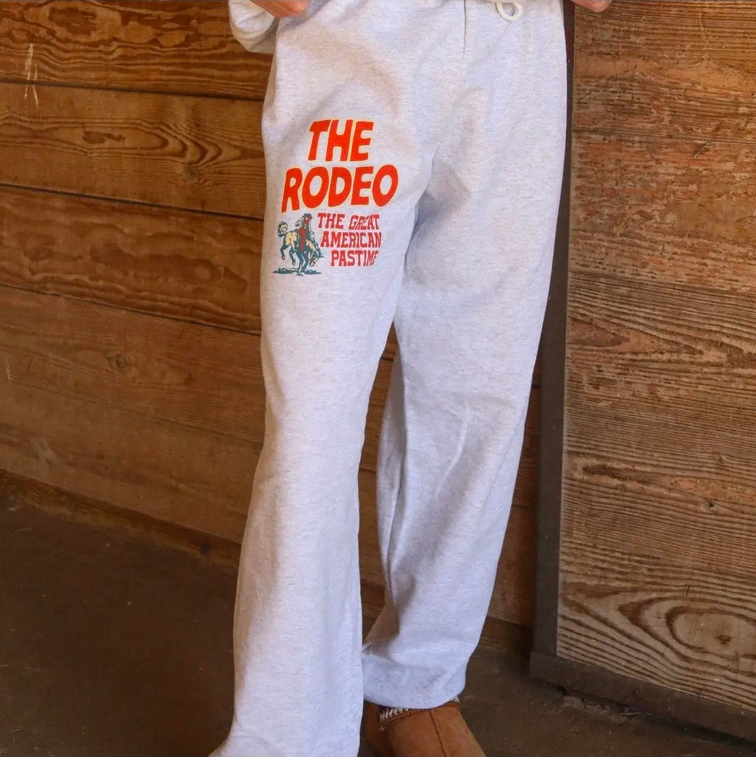 "THE RODEO GOES ON FOREVER" Cozy Sweatpants