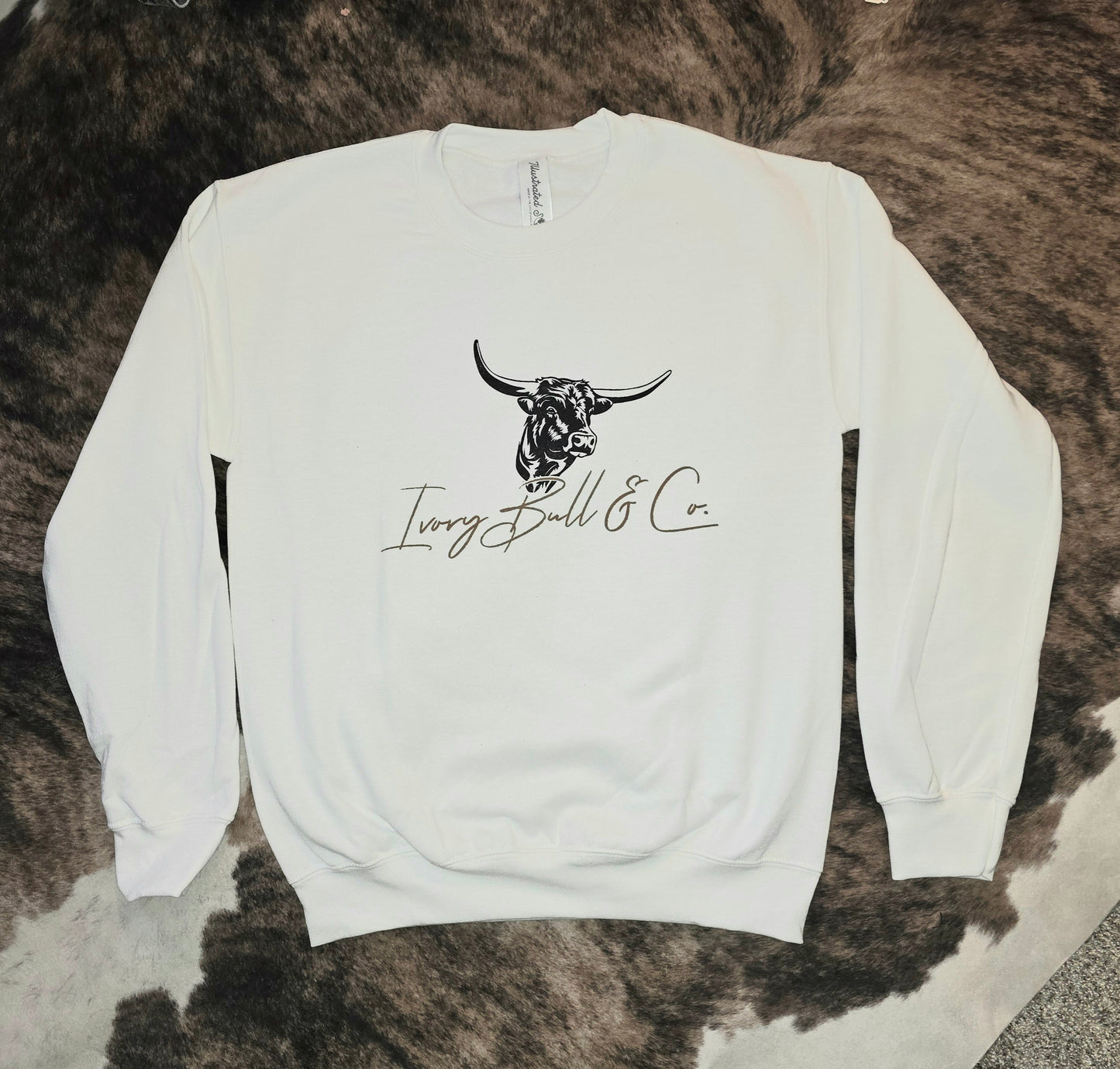 Custom Ivory Bull & Co Sweatshirt
