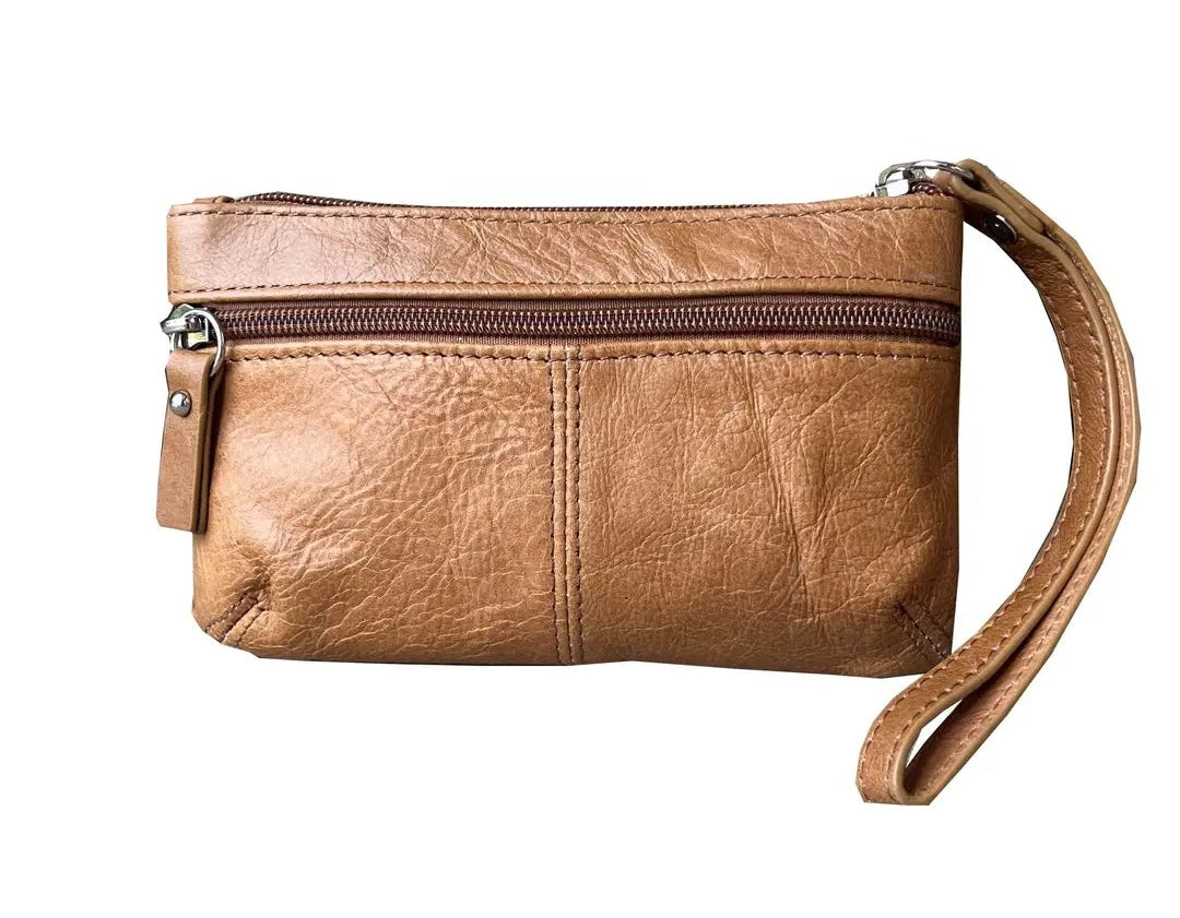 Cowhide Leather Clutch