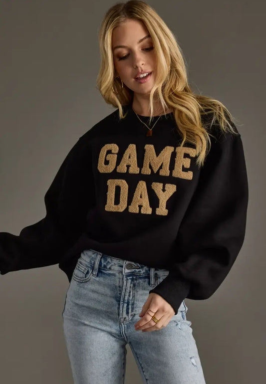 Black Game Day Sweatshirt