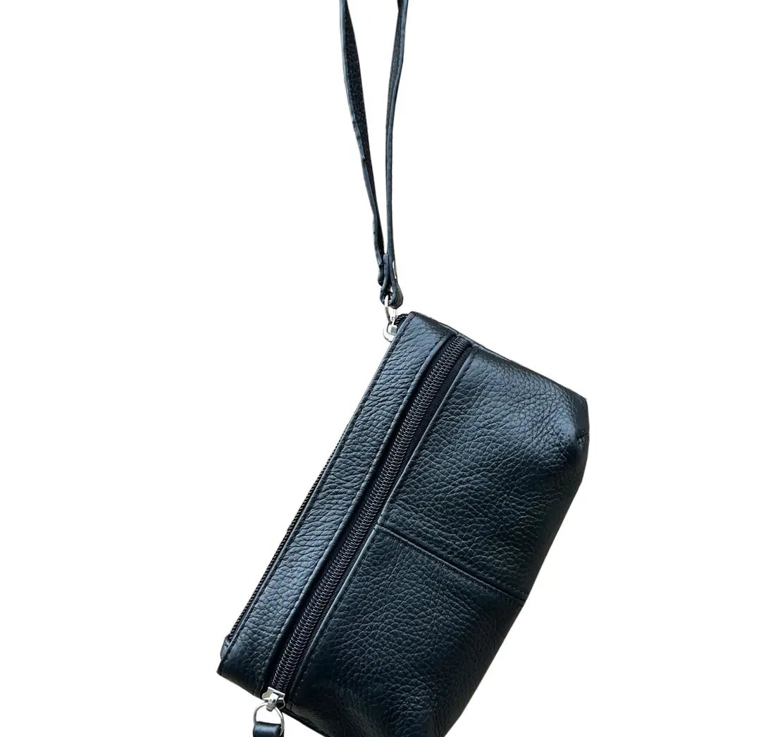 Cowhide Leather Clutch