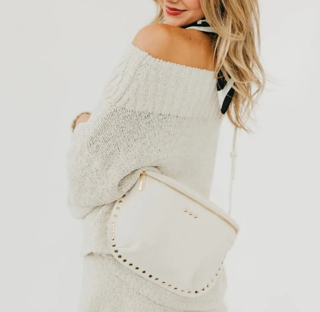 Pebble Sabrina Studded Bum Bag