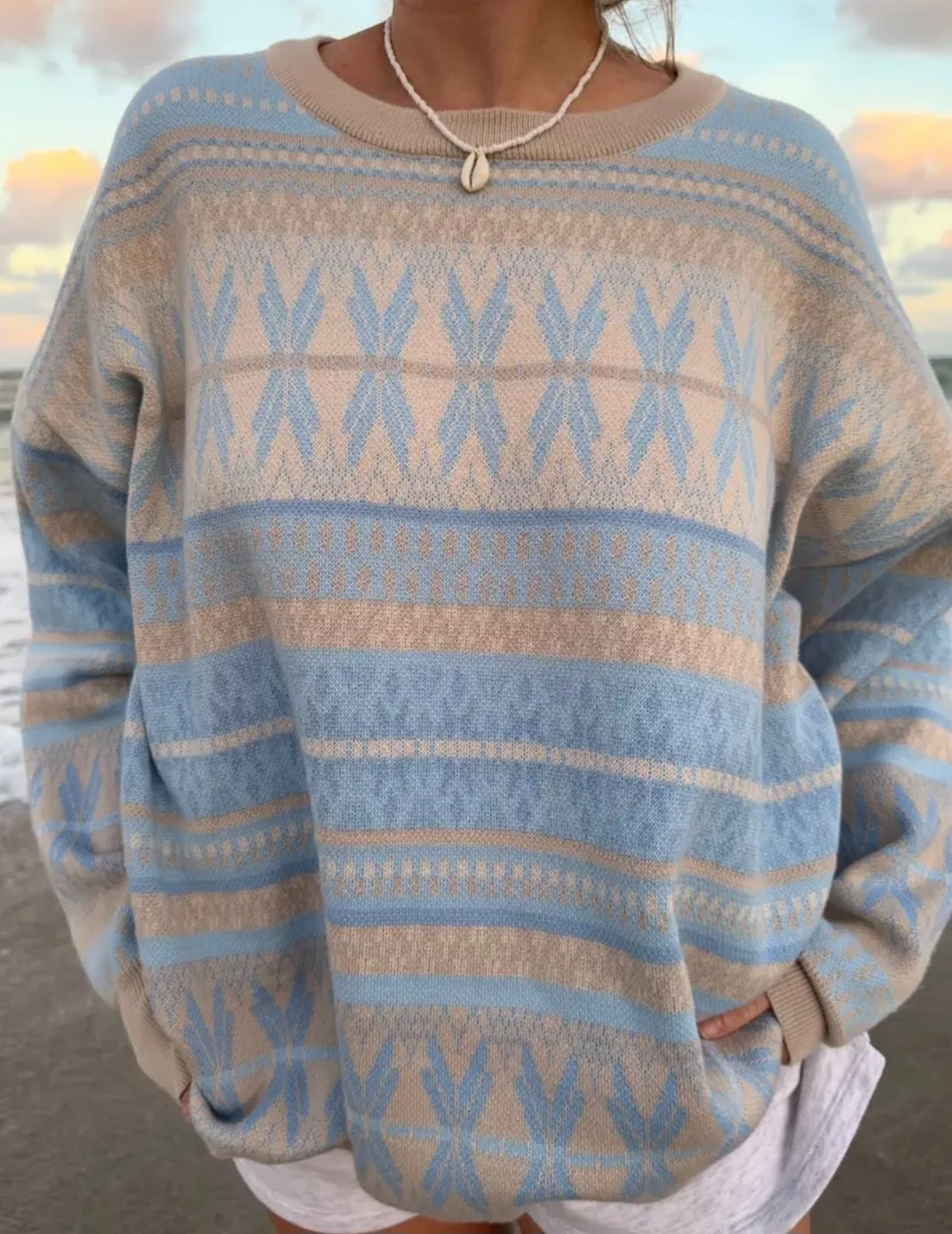 Blue Aspen Sweater