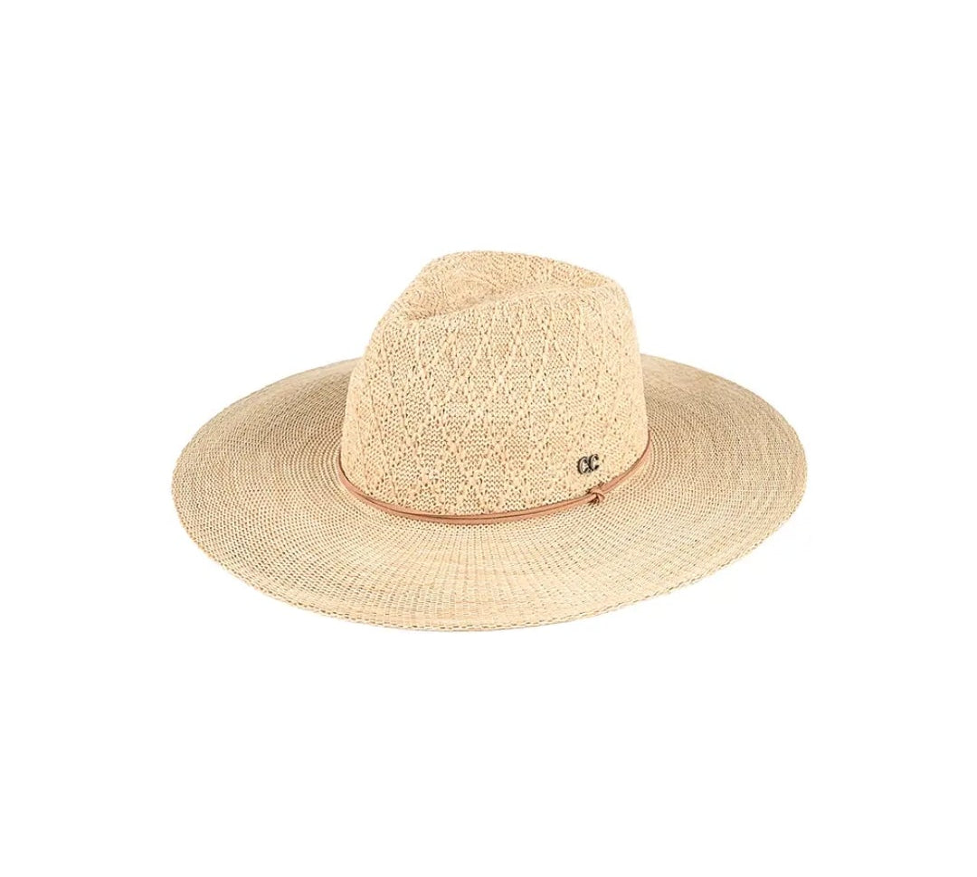 Pattern Panama Hat