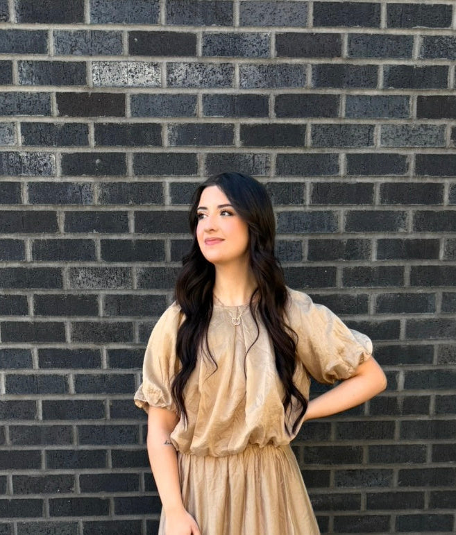 Scandal Italy Hand Crafted Silk Bubble Top