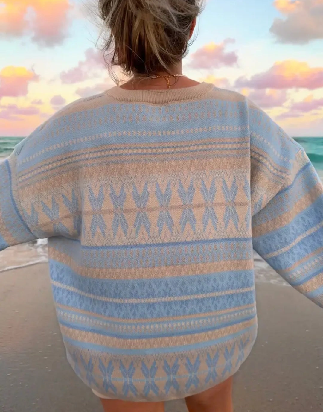 Blue Aspen Sweater