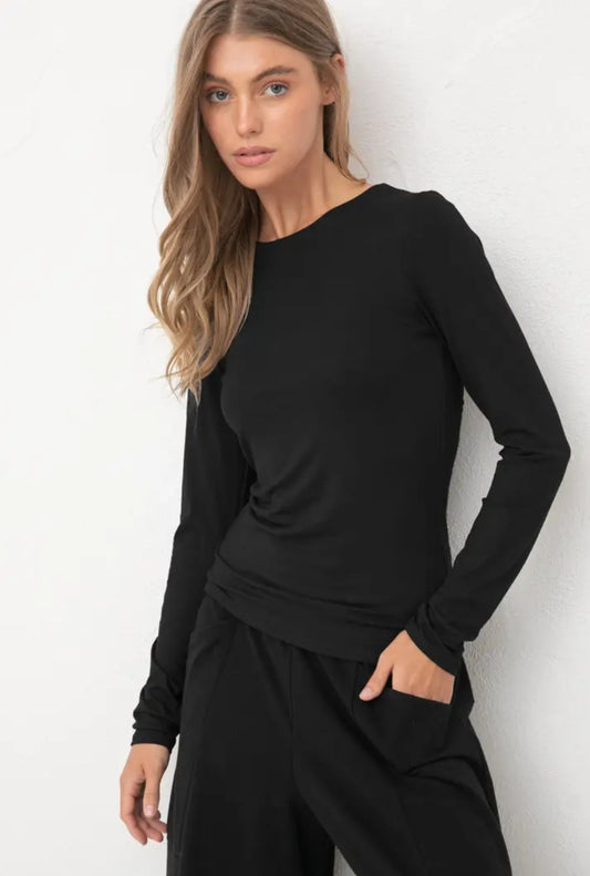 Everyday Fitted Long Sleeve Top