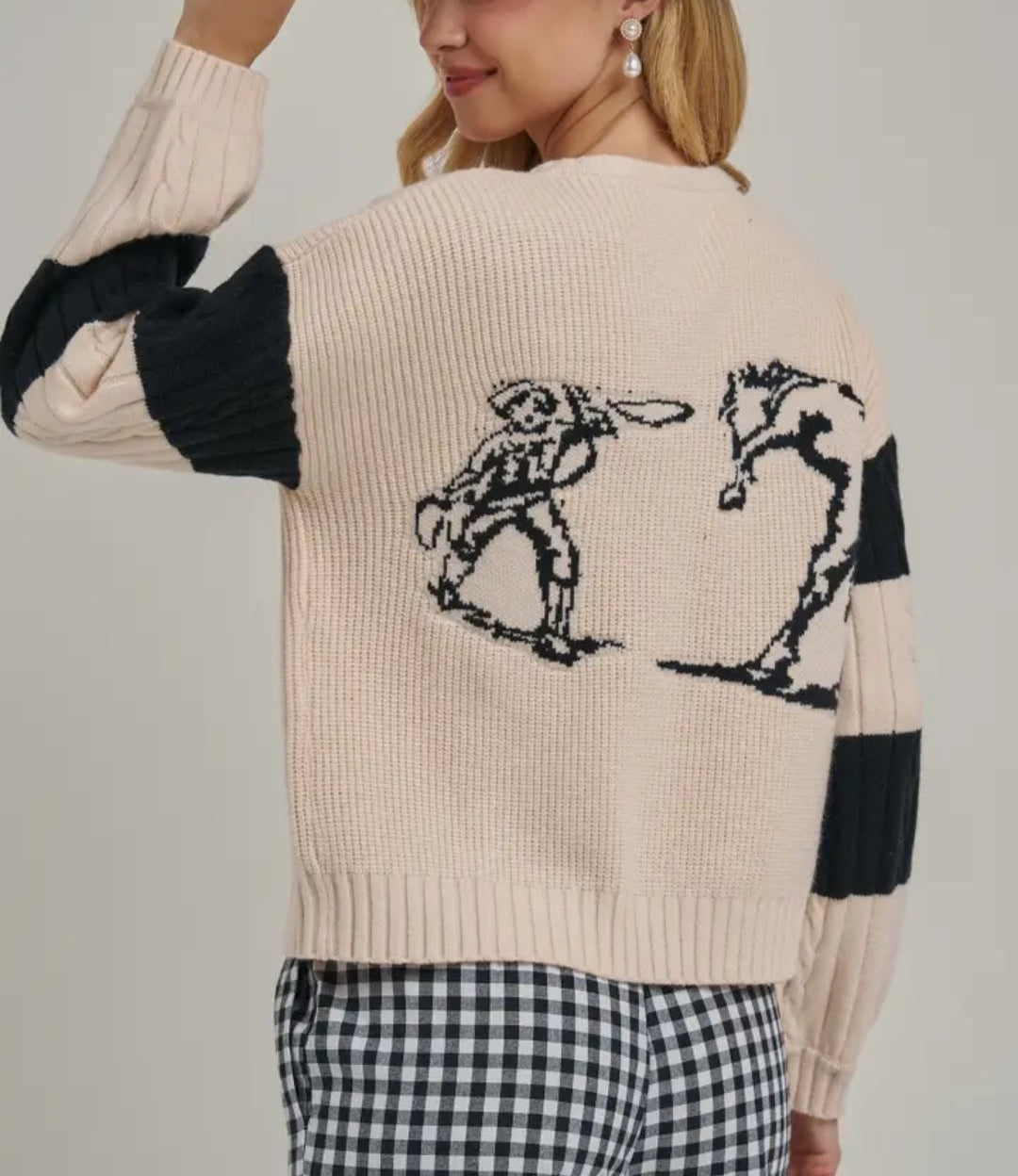 Western Rodeo cowboy Sweater