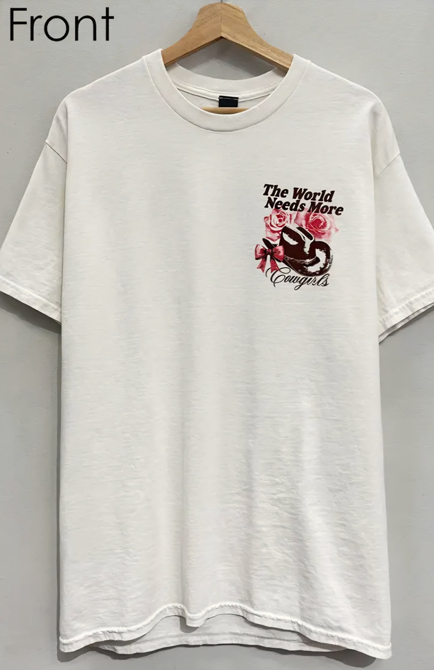 More Cowairls Front + Back Printed Western T-Shirt