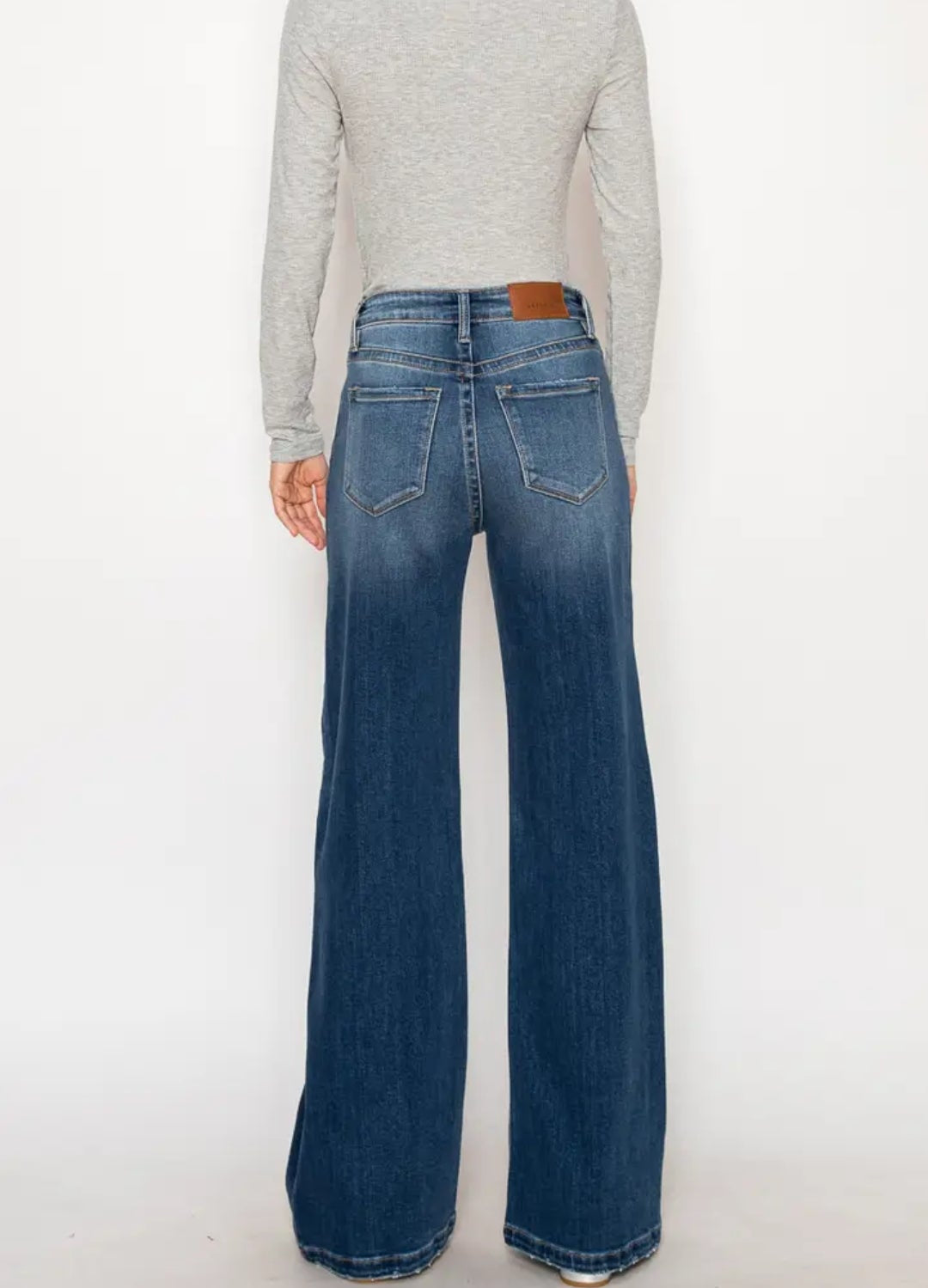 Echo High Rise Relaxed Flare Jeans