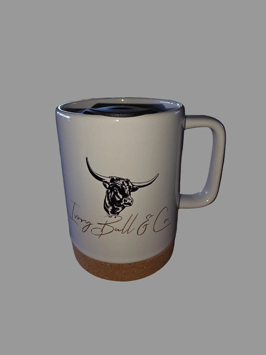 Ivory Bull & Co. Custom Mug With Removable Cork