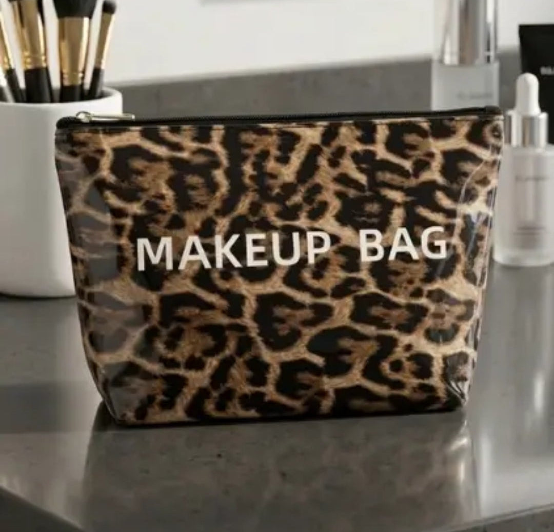 "MAKEUP BAG" Leopard