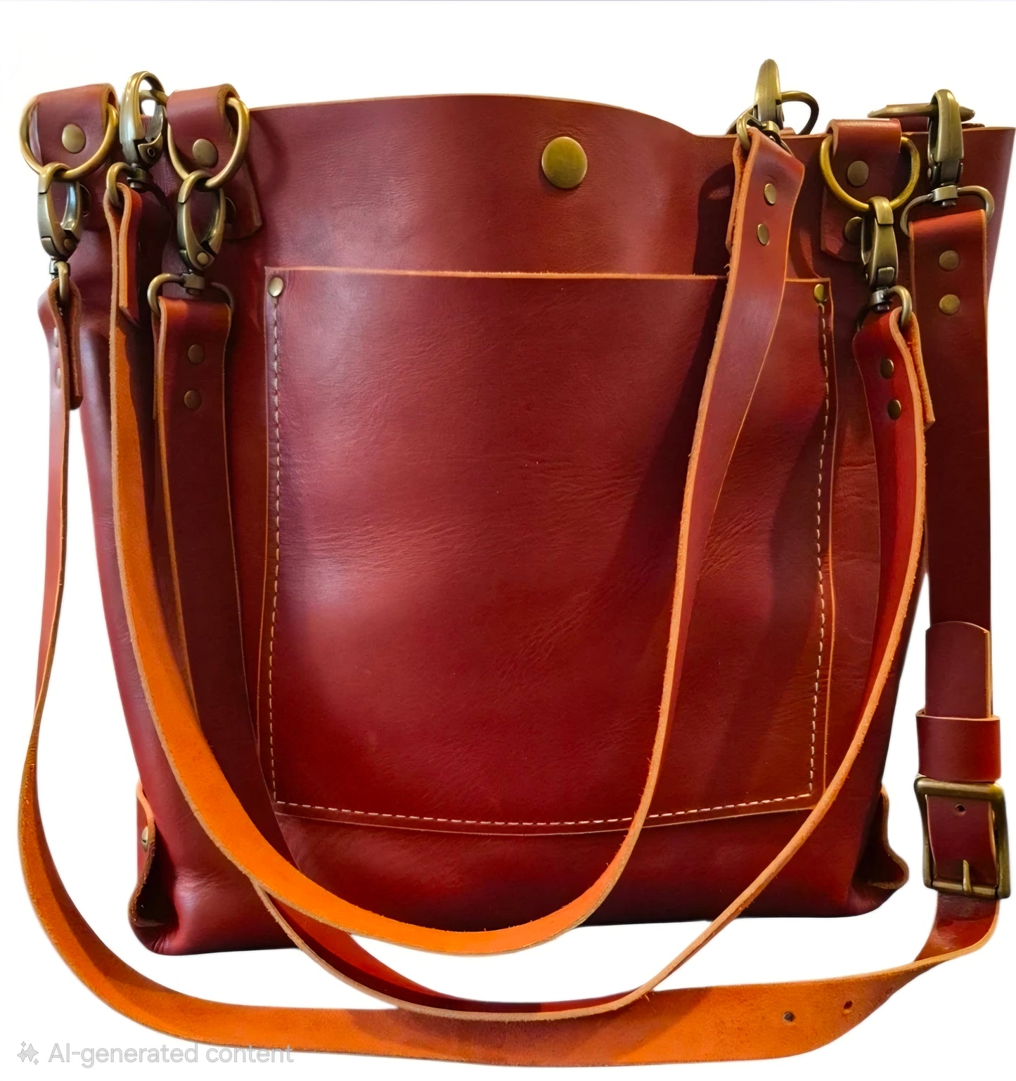 Turid Leather Purse in Oro Portage