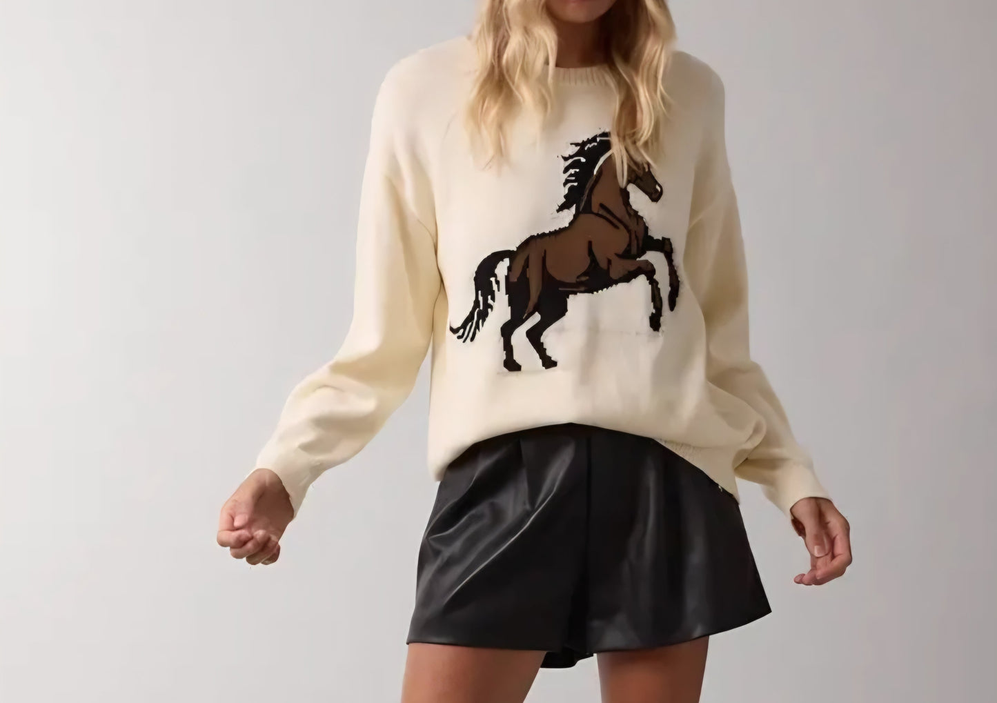 Horse Knit Sweater