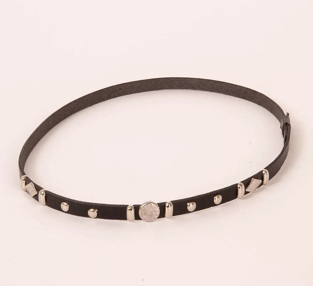 Rawlins Silver Studs Hat Band