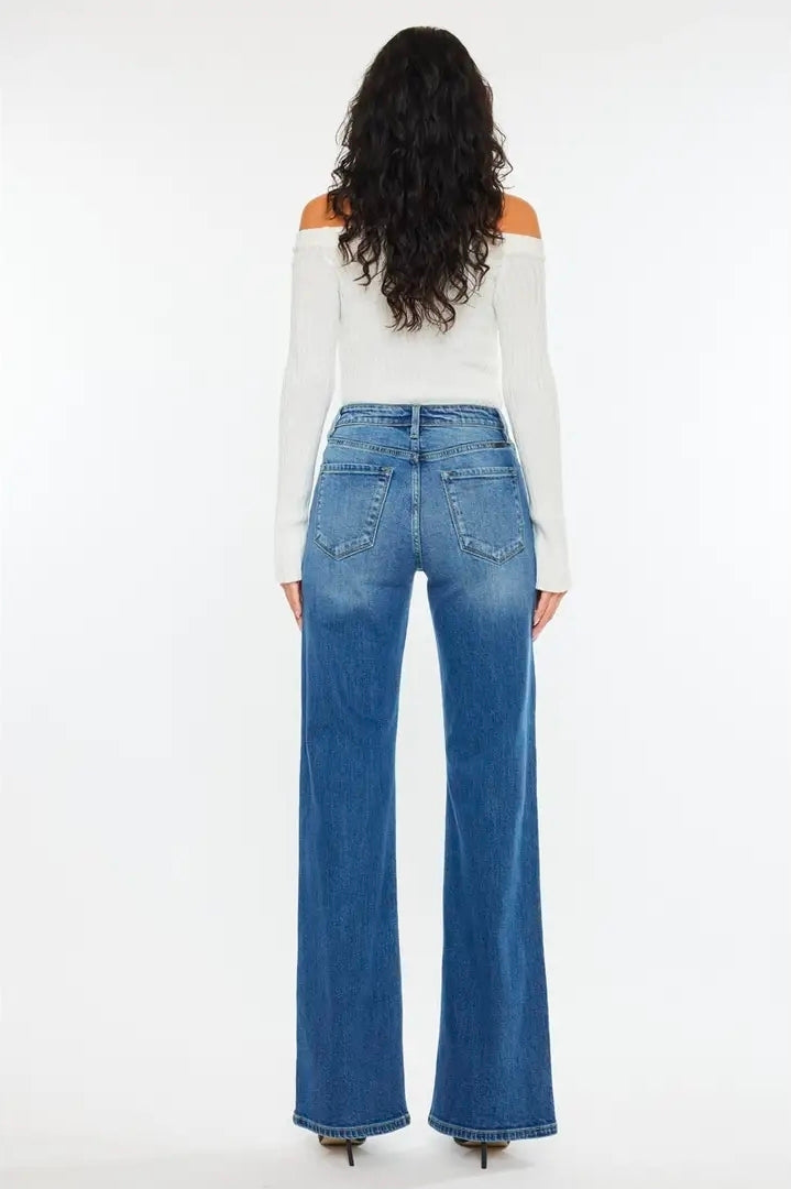 Kan Can High Rise 90'S Flare Jeans