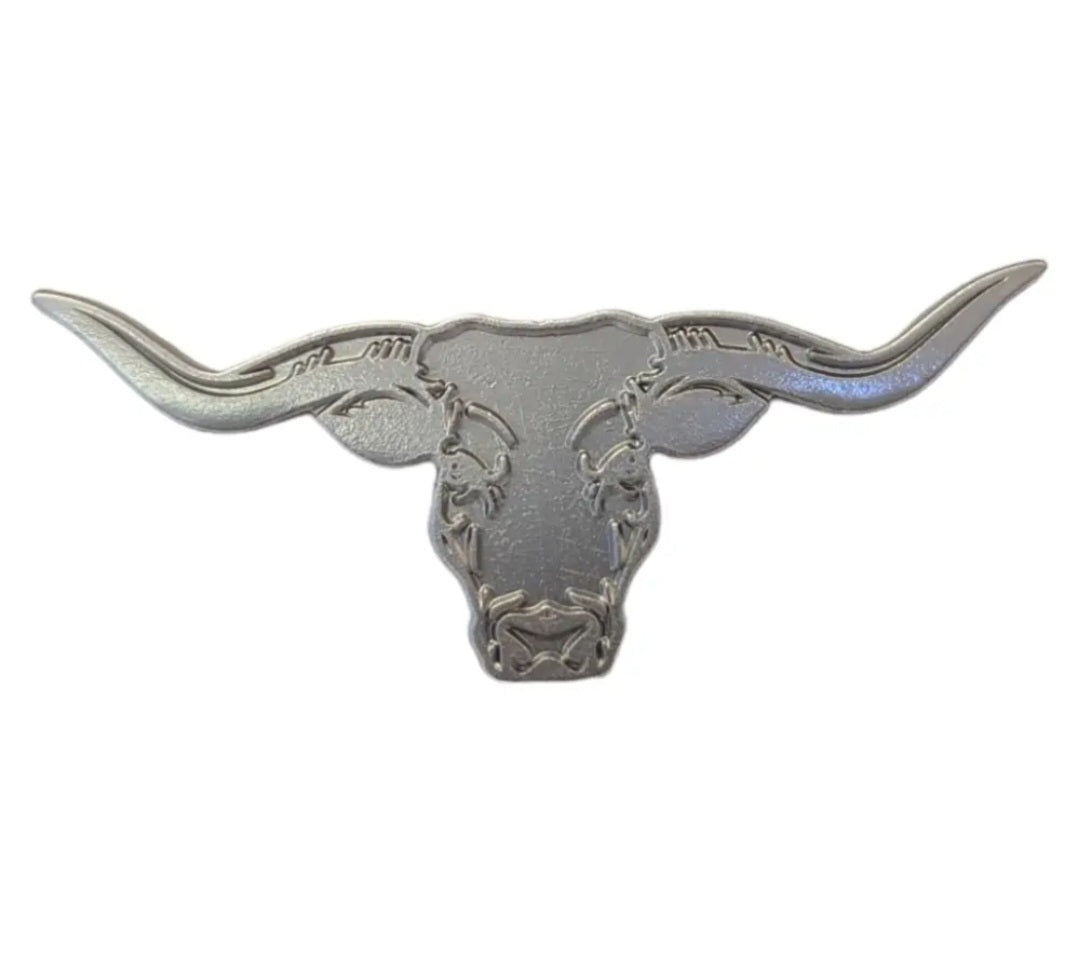 Sturdy Magnetic Horse Shoe Pin - Style Horse Shoe or Longhorn