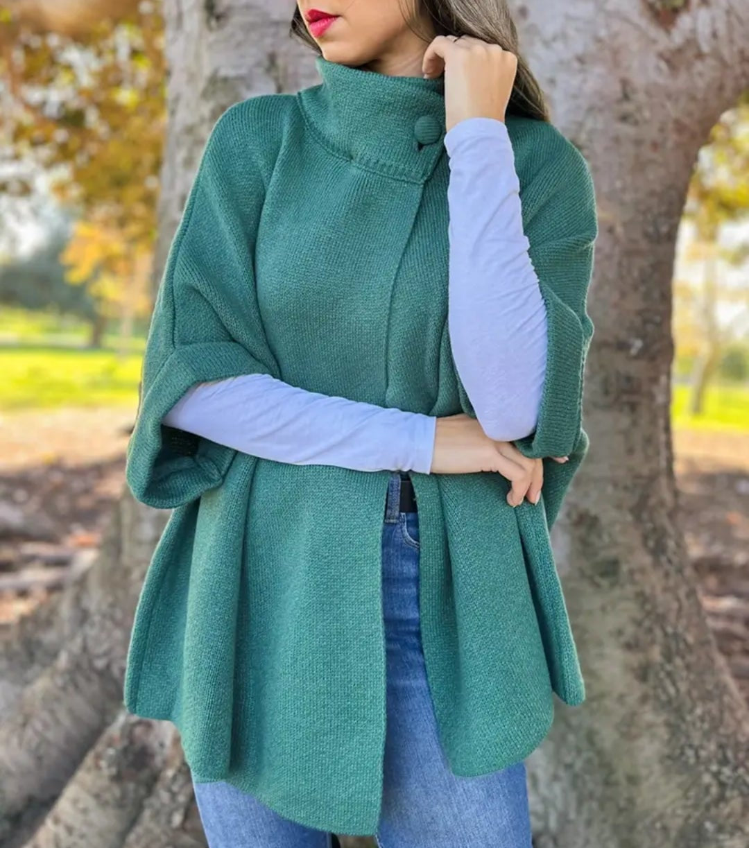 Forrest Green Knitted Cardigan