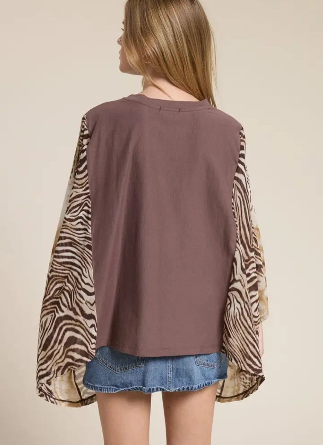 Free Bird Vintage Graphic Kantha Top