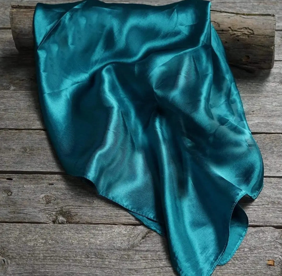 Solid Teal Wild Rag / Scarf