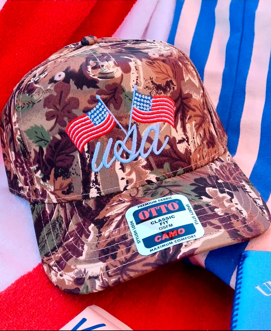 USA Camo Embroidery