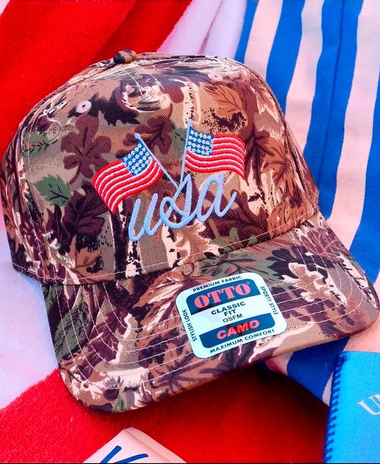 USA Camo Embroidery