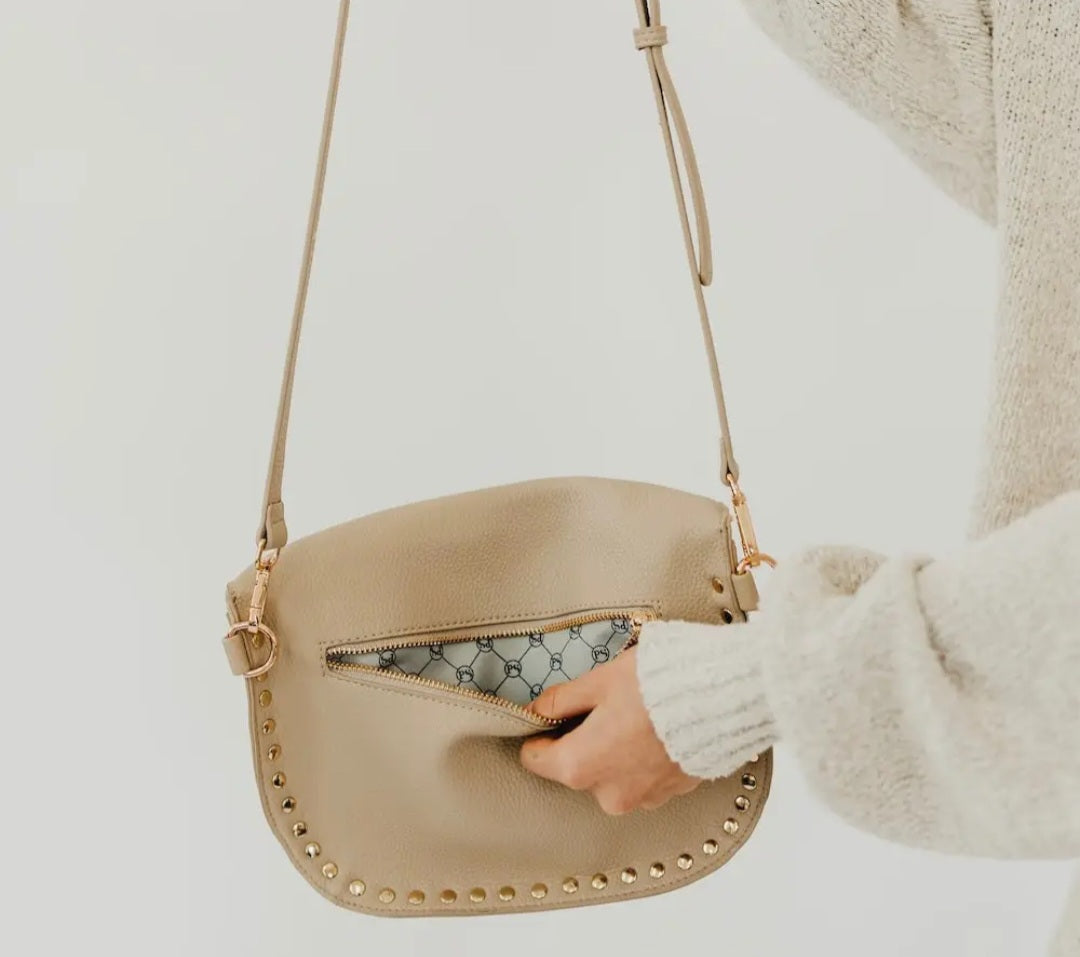 Pebble Sabrina Studded Bum Bag