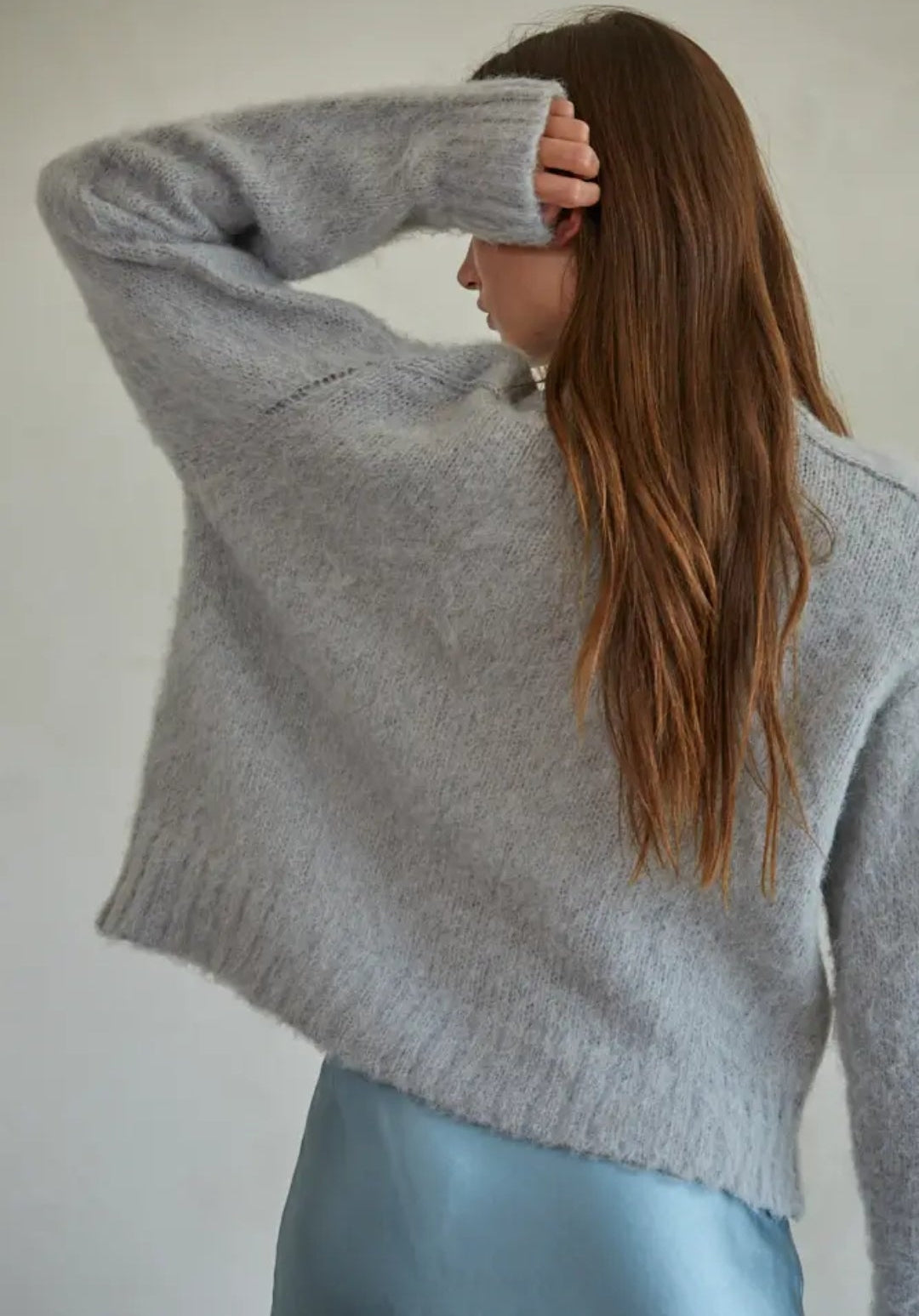 Knit Sweater Crew Neck Pullover