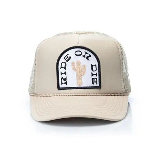 Ride or Die Patch Trucker Hat