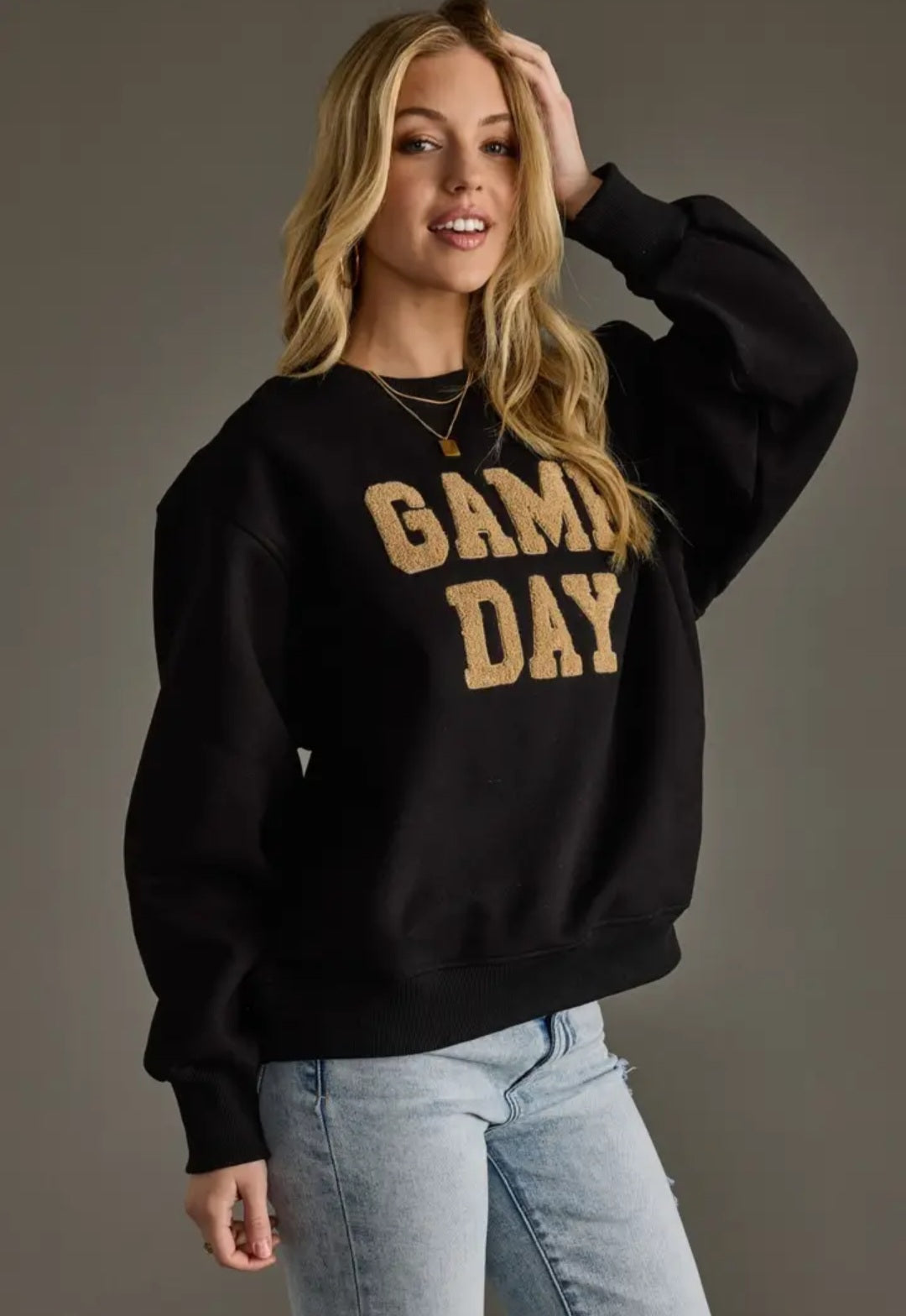 Black Game Day Sweatshirt