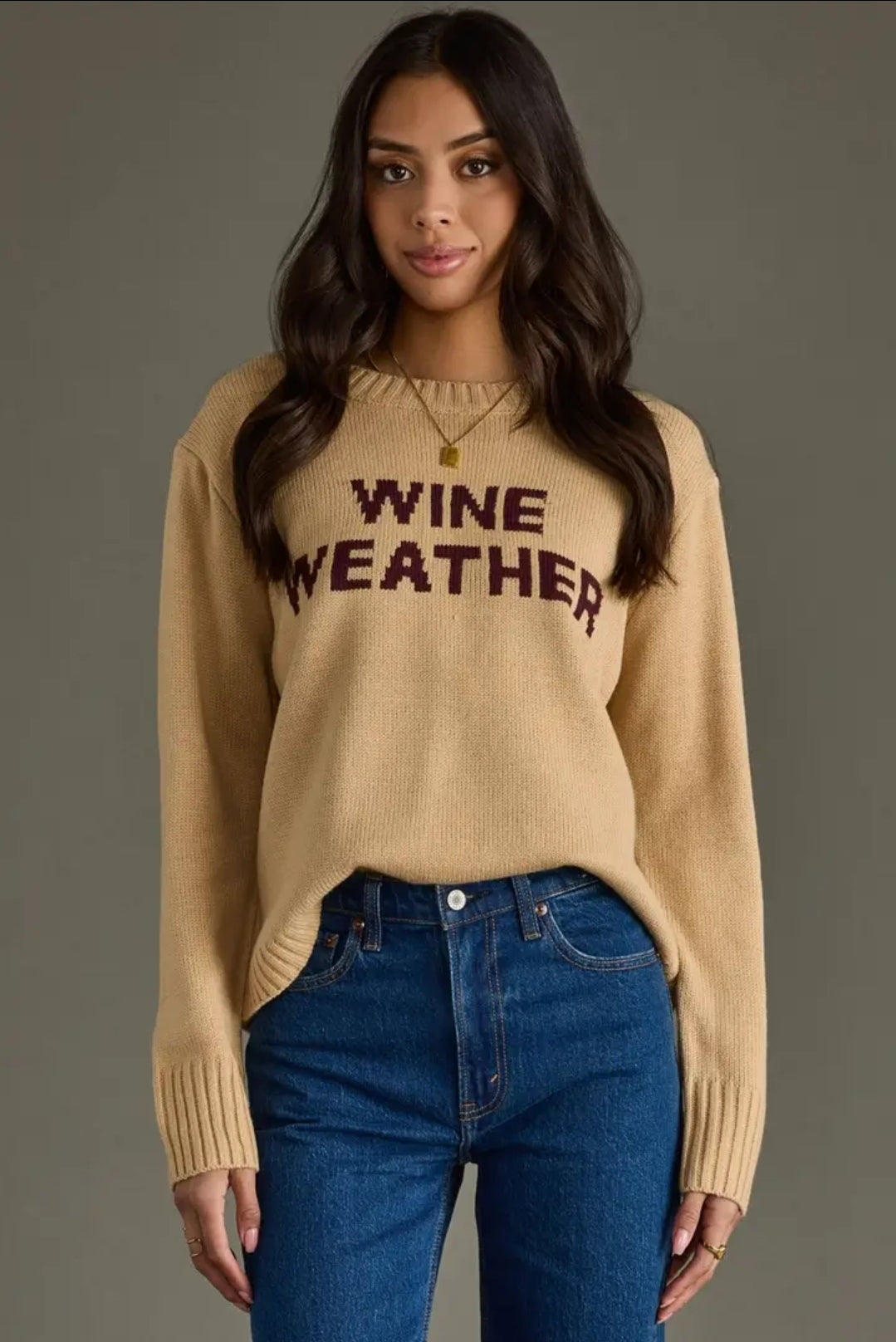 Wine Weather Sweater