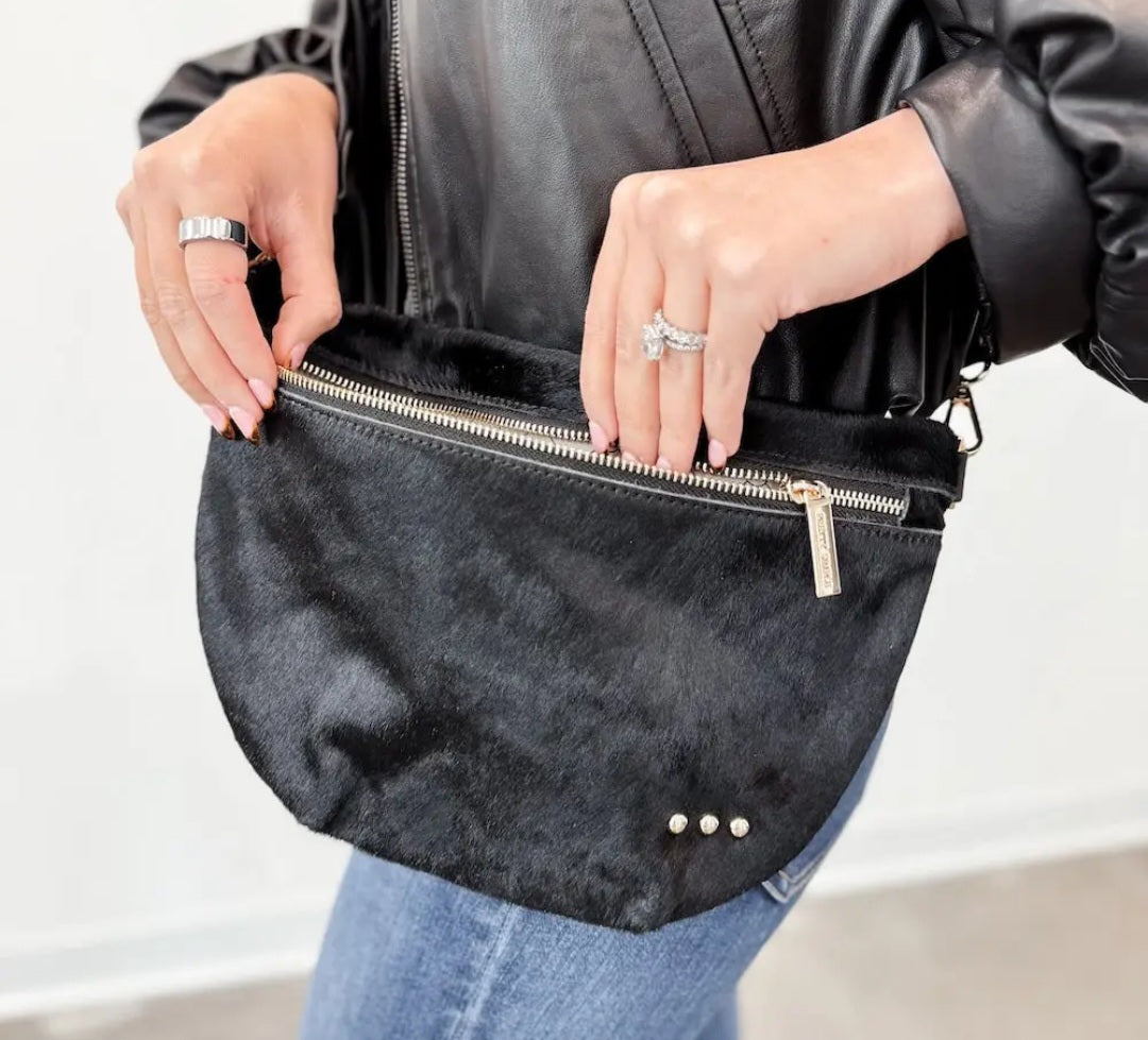 Westlyn Bum Bag with Hair On Hide