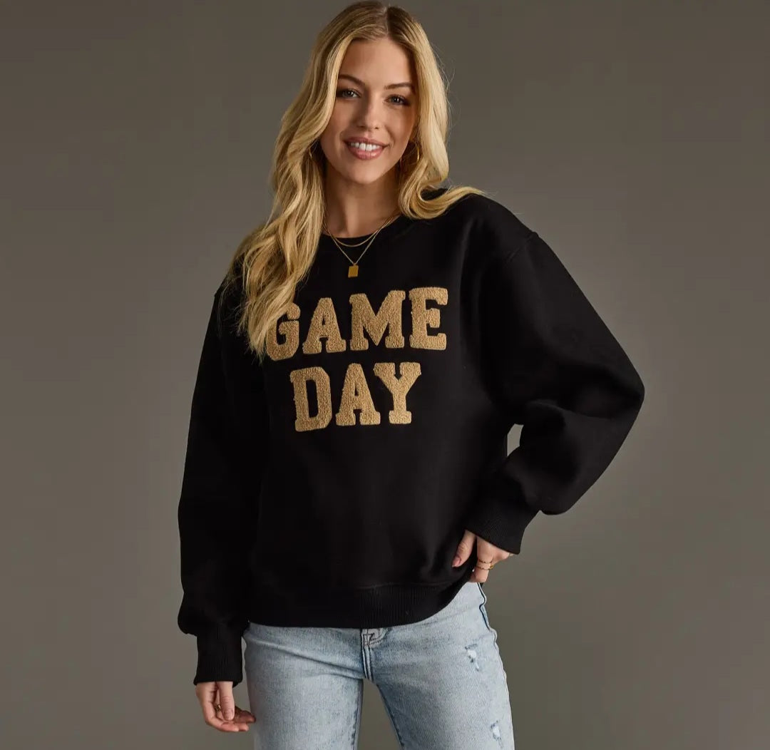 Black Game Day Sweatshirt