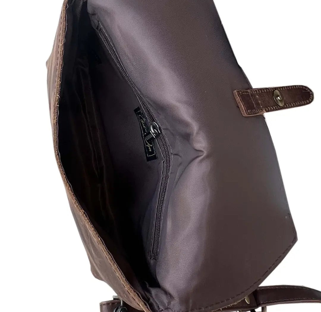 Genuine Cowhide Leather Crossbody