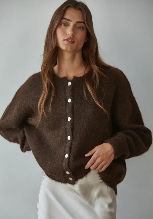 Knit Sweater Long Sleeve Cardigan