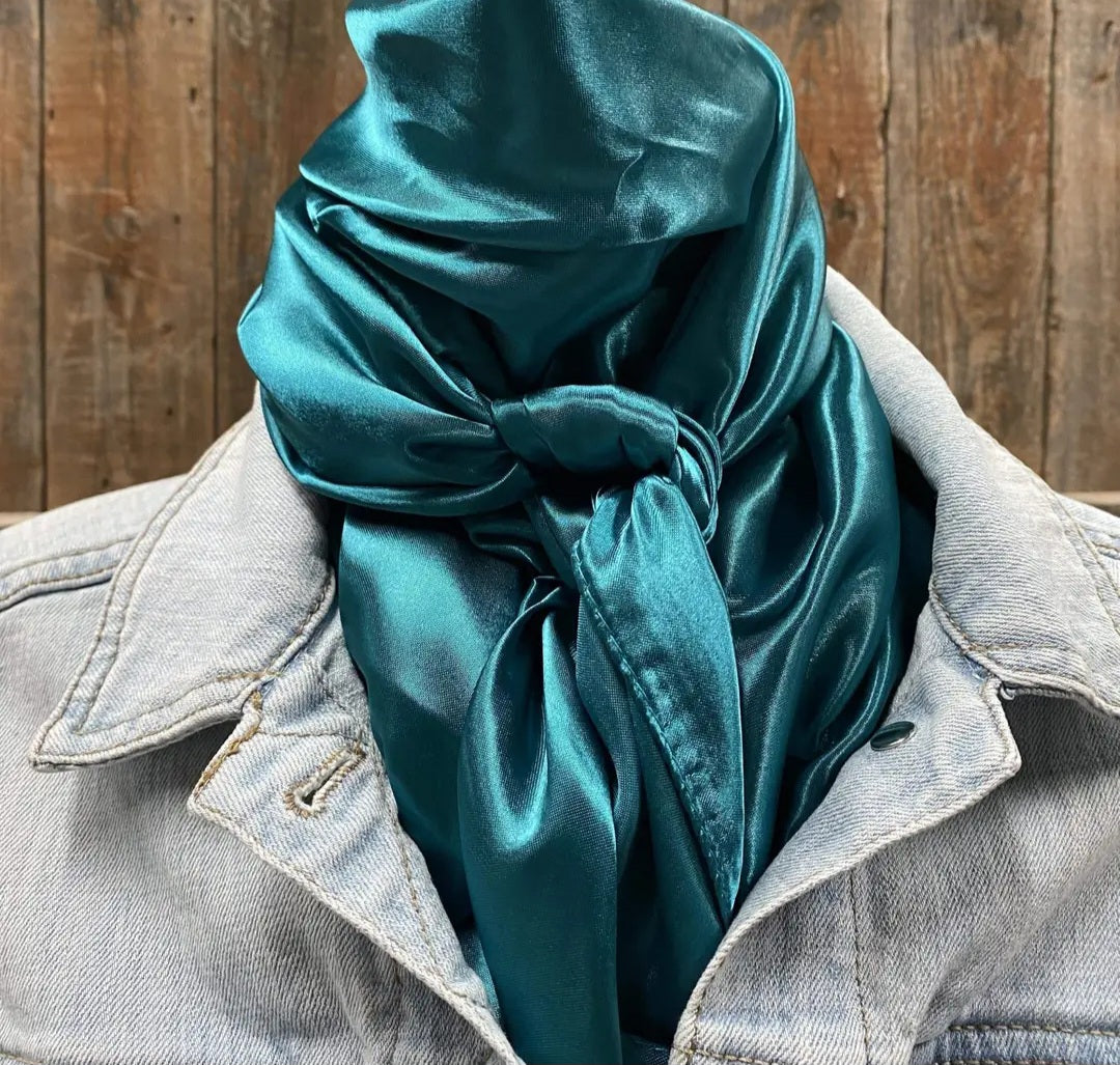 Solid Teal Wild Rag / Scarf
