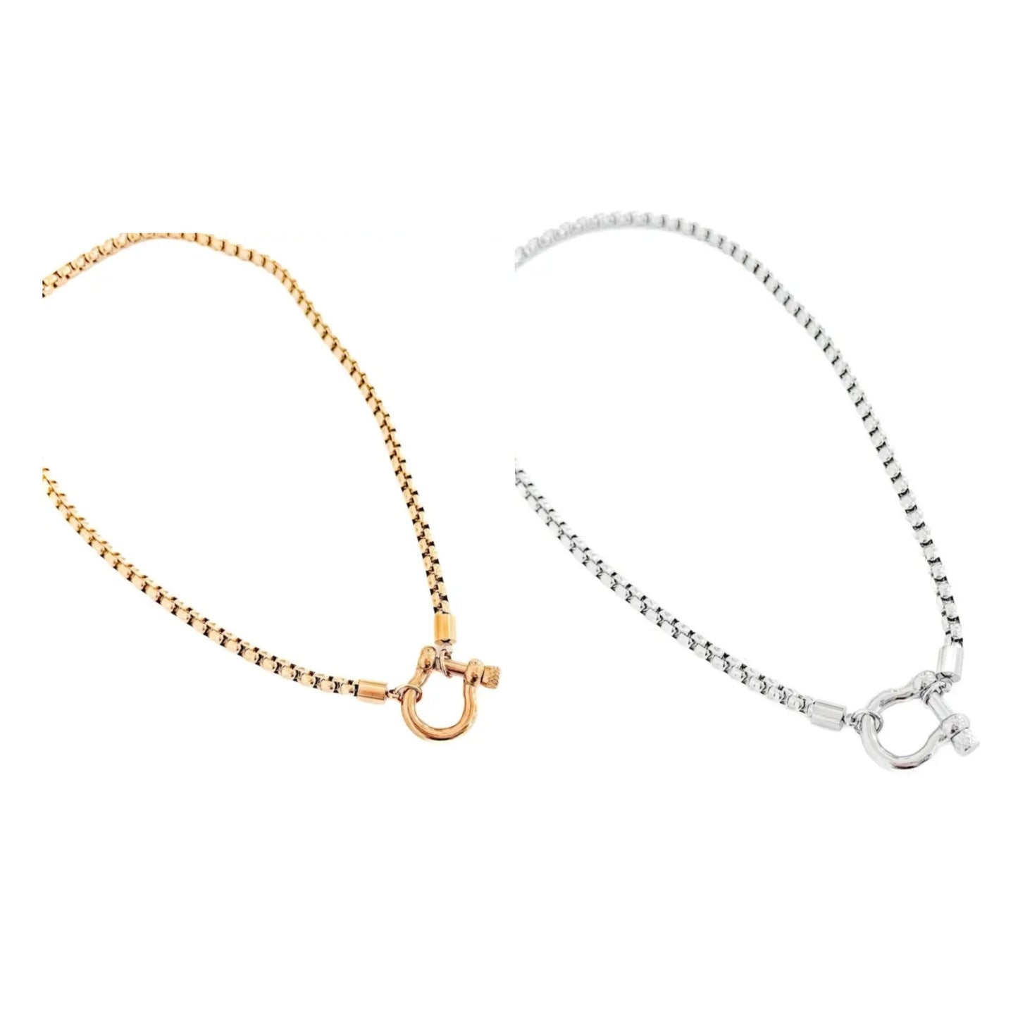 Lucky Me Horseshoe Toggle Necklace Waterproof